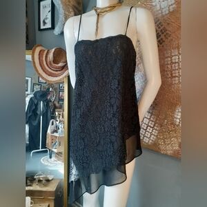 Nwt Zara Lace Asymmetical Camisole